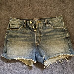 BDG boyfriend low-rise denim shorts
